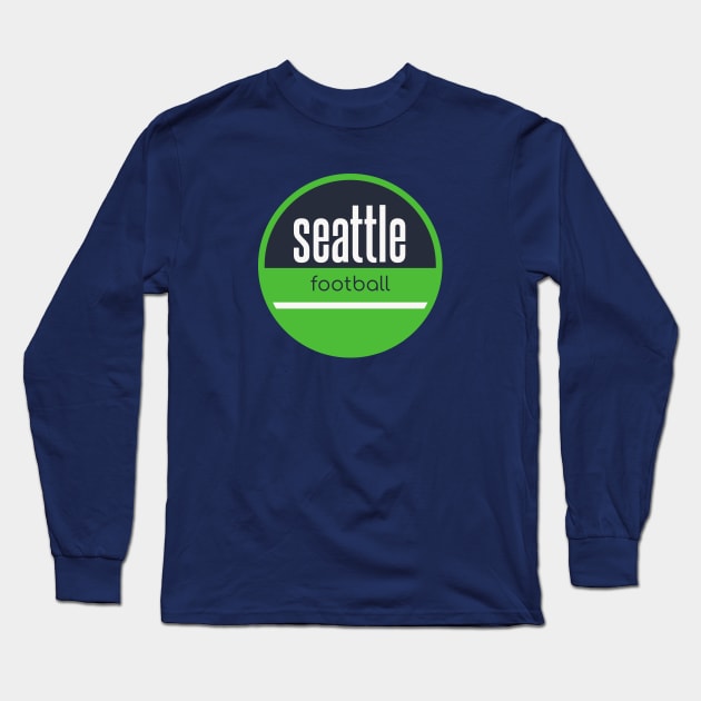 seattle seahawks football Long Sleeve T-Shirt by BVHstudio